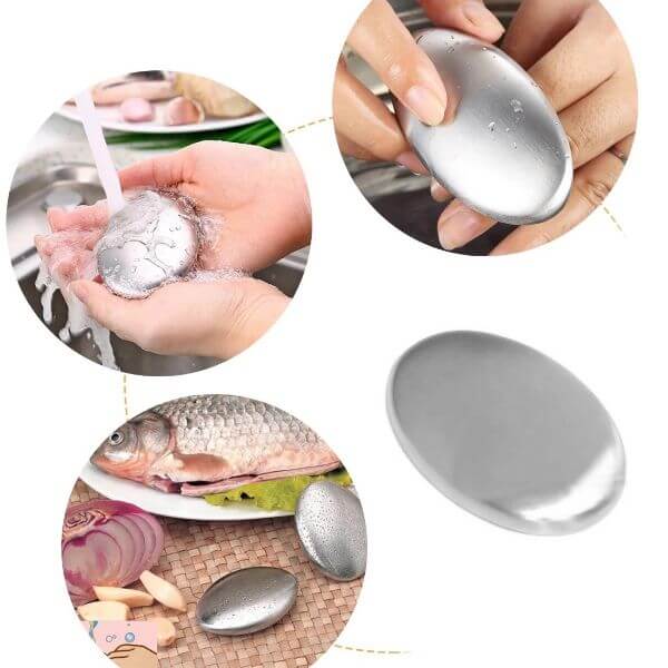 STAINLESS STEEL SOAP SHAPE ODOR REMOVER