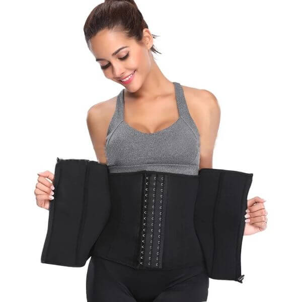 ZIP AND BREASTED BODY SHAPER TANK