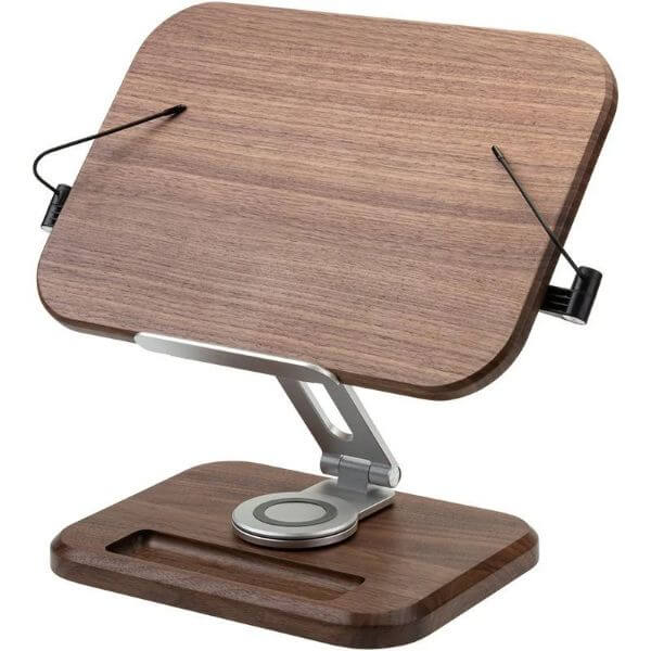 WOODEN ALUMINUM LAPTOP TABLE STAND