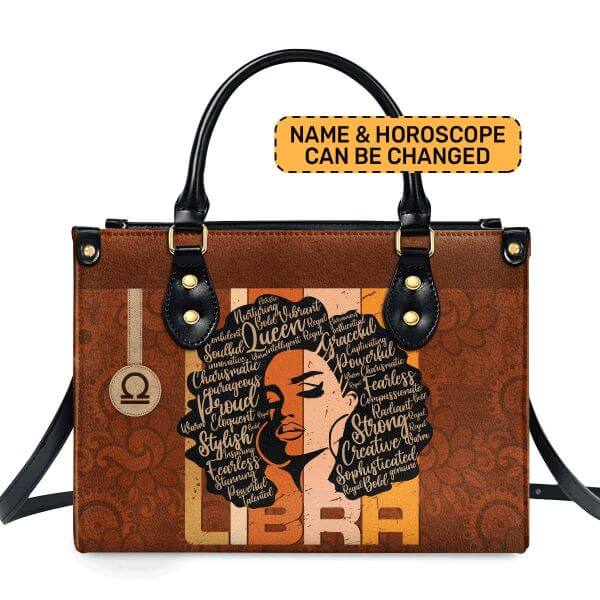 PERSONALIZED LEATHER HANDBAG