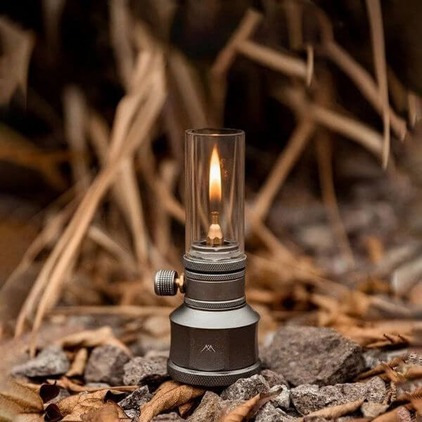 OUTDOOR RETRO GAS LAMP CANDLE HOLDER
