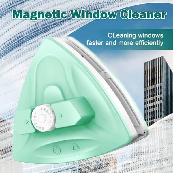 DOUBLE SIDE WINDOW MAGNET CLEANER BRUSH