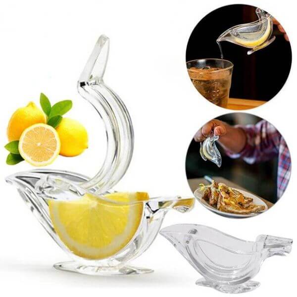 PORTABLE TRANSPARENT LEMON SQUEEZER