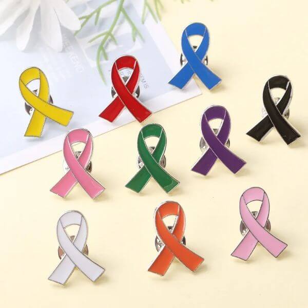 AWARENESS RIBBON PINS