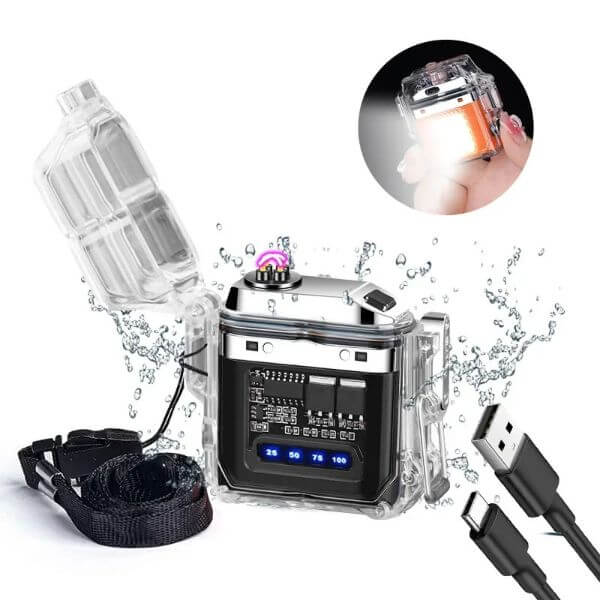 WATERPROOF ELECTRONIC PULSE LIGHTER