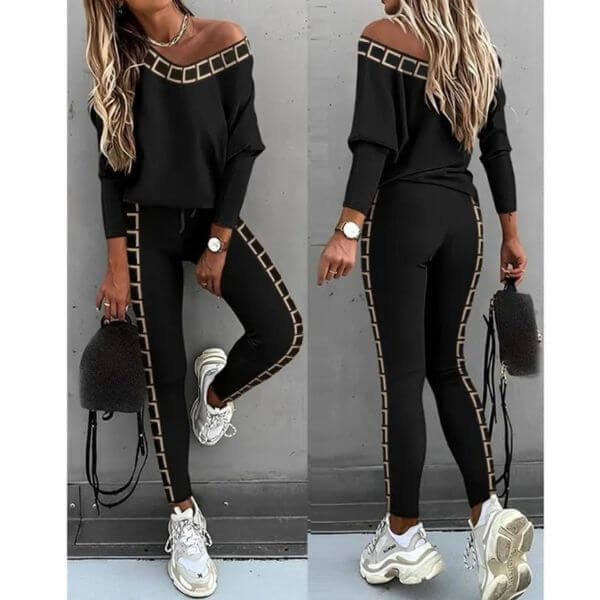 WOMEN’S FASHIONABLE SHIRT AND TROUSERS SET