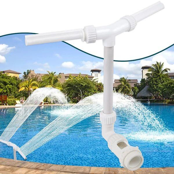 DUAL SPARY POOL WATER FOUNTAIN