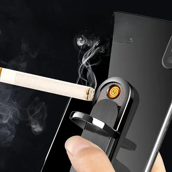 USB RING BUCKLE RECHARGEABLE ARC LIGHTER