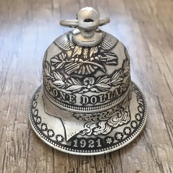 SILVER DOLLAR DECORATION BELL