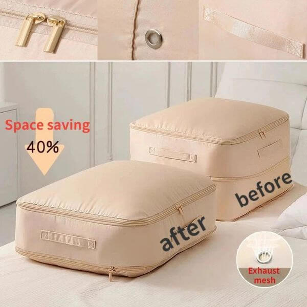 ULTRA SPACE SAVING SELF COMPRESSION ORGANIZER BAG