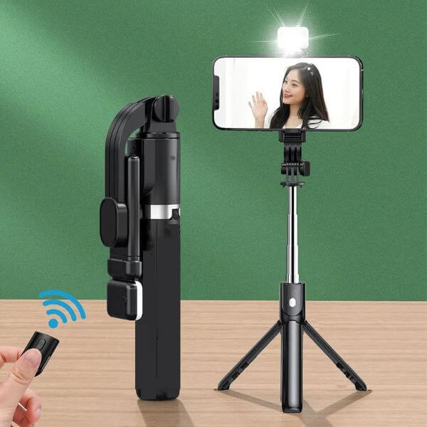 6 IN 1 WIRELESS BLUETOOTH SELFIE STICK