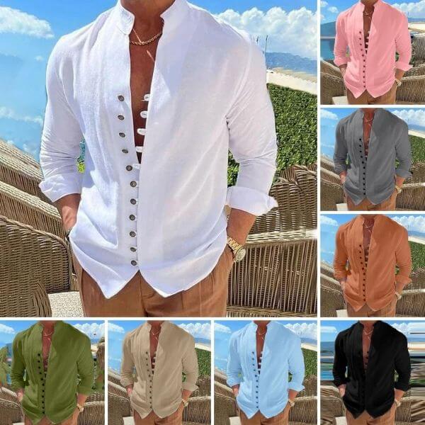 CASUAL BUTTON LONG SLEEVE SHIRT