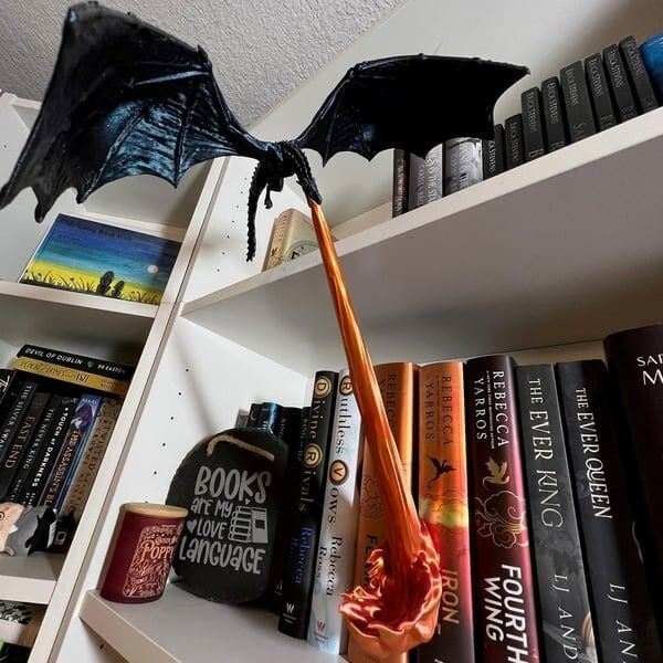 DRAGON FLAME BOOK NOOK