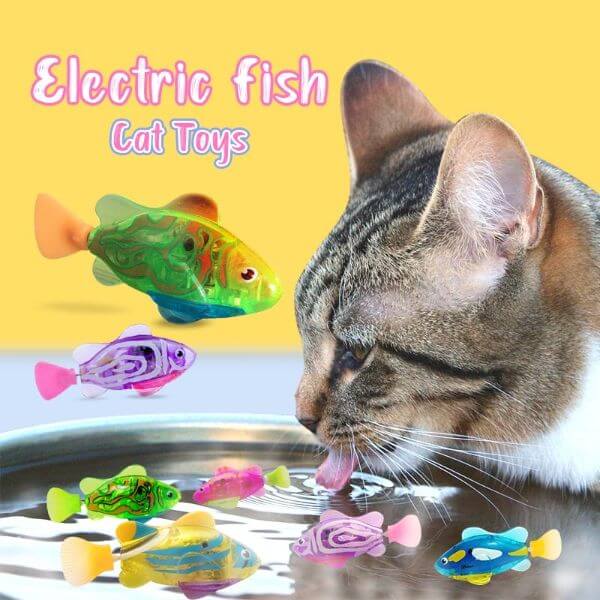 ELECTRIC FISH CAT TOY