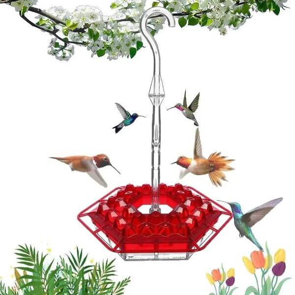 HANGING HUMMINGBIRD FEEDER