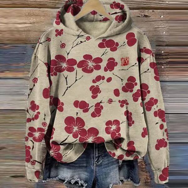 CHERRY BLOSSOM JAPANESE VINTAGE HOODIE