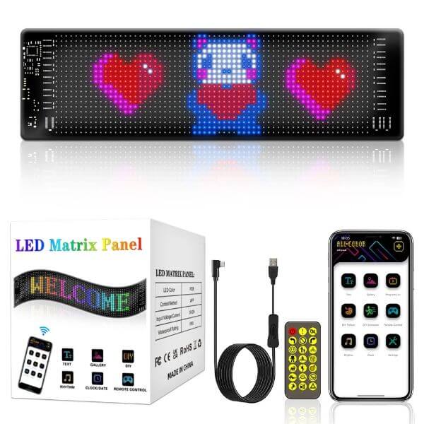 CAR LED DESIGN PROGRAMMABLE SCROLLING LED DISPLAY