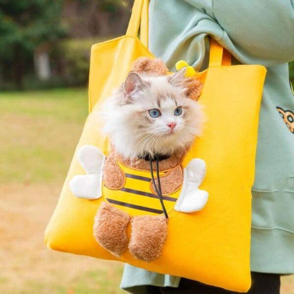 BEE CAT CARRIER BAG