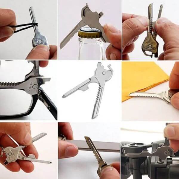 6 IN 1 MULTI-TOOL KEYCHAIN