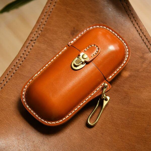 HANDMADE LEATHER GLASSES CASE