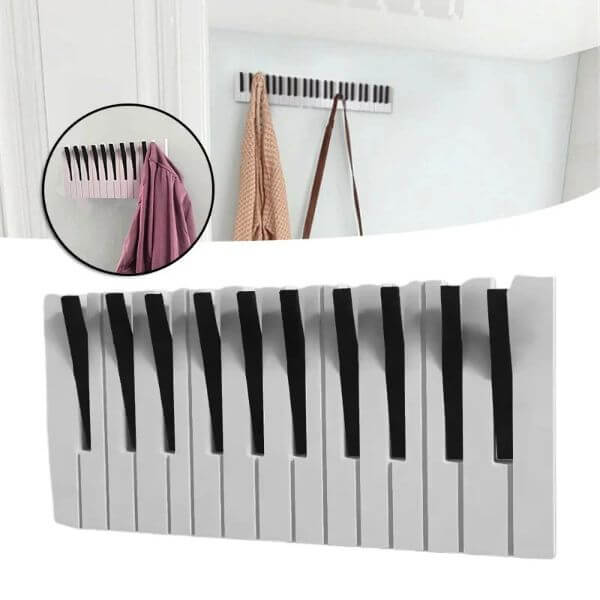 PIANO DECORATION COAT RACK