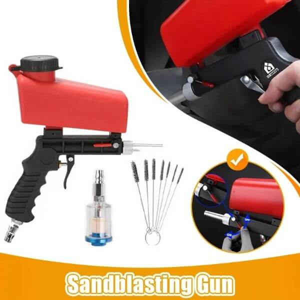 PORTABLE PNEUMATIC SANDBLASTING GUN