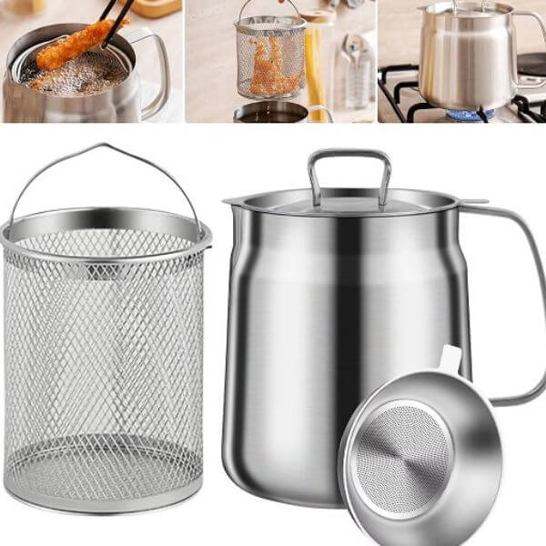 STAINLESS STEEL OIL STRAINER POT