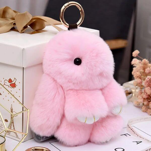 HANDMADE SOFT BUNNY POMPOM CHARMS