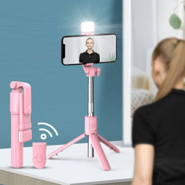 6 IN 1 WIRELESS BLUETOOTH SELFIE STICK