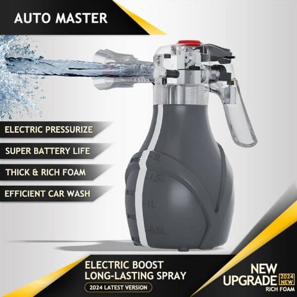 CAR WASH RECHARGEABLE WIRELESS ELECTRIC FOAM SPRAYER