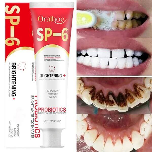 TEETH BRIGHTENING TOOTHPASTE