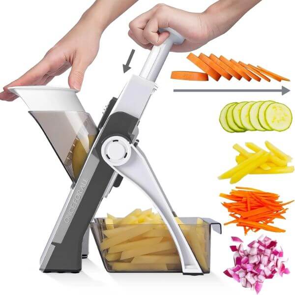 5 IN 1 SAFE MANDOLINE SLICER