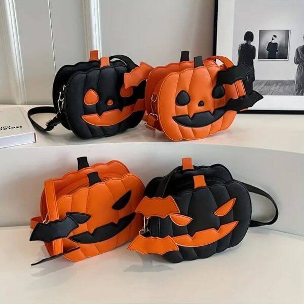 HALLOWEEN CROSSBODY PUMPKIN BAG