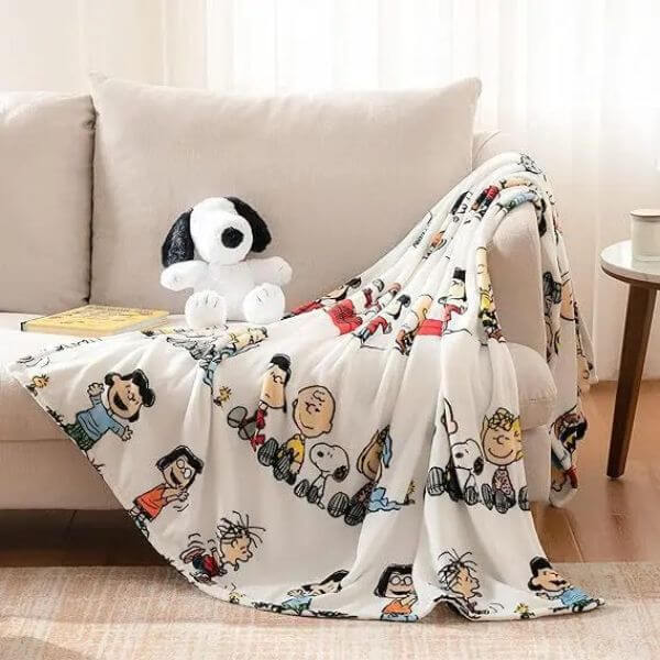 PET CARTOON PATTERN FLANNEL BLANKET