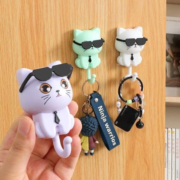 SUNGLASSES CAT KEY HOOK