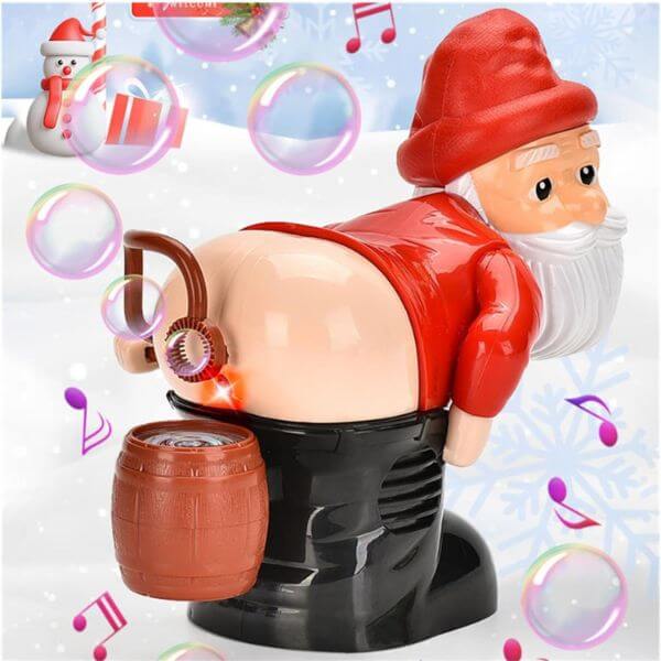 FUNNY SANTA CLAUSE FART BUBBLE MAKER