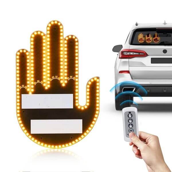 REMOTE CONTROLLED CAR FINGER LIGHT