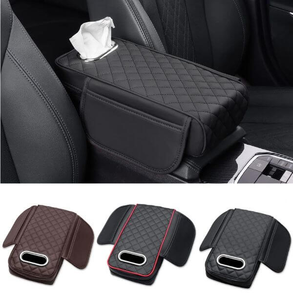 CAR ARM REST STORAGE COVER