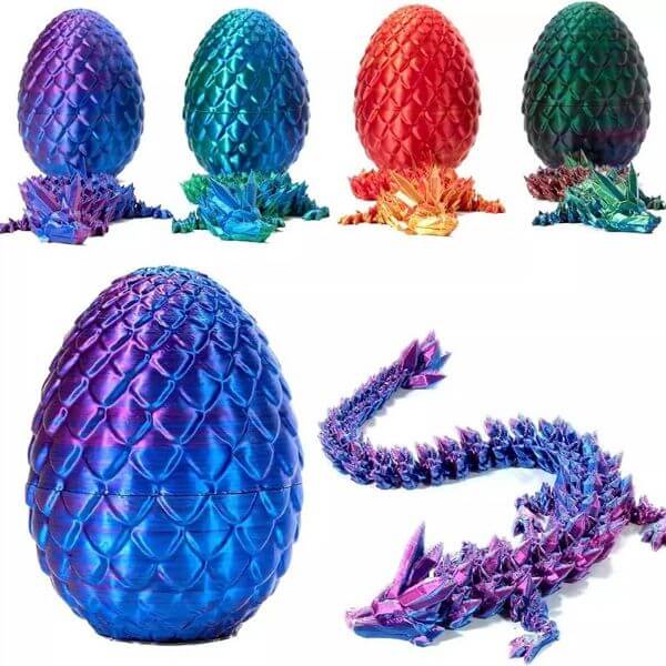 ROTATABLE DRAGON EGG TOY