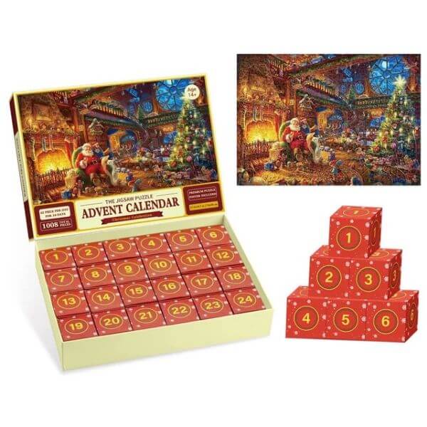 CHRISTMAS PUZZLE ADVENT CALENDAR