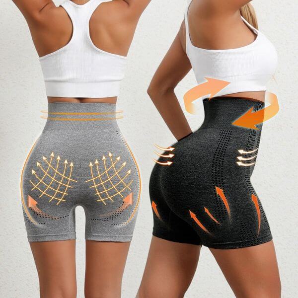 HIGH WAIST TUMMY CONTROL CYCLING SHORTS