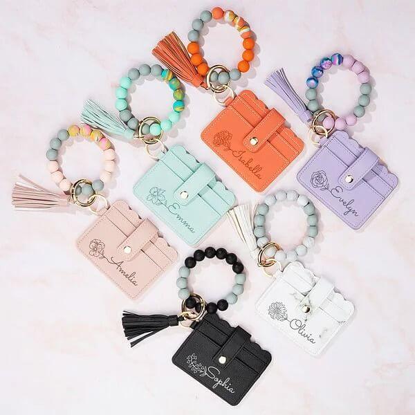 WRISTLET KEYCHAIN BRACELET  WALLET