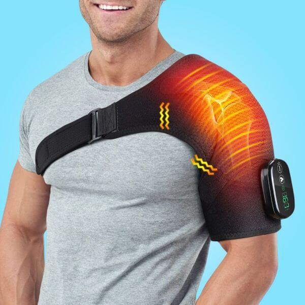 HEATED SHOULDER COMPRESSION BRACE