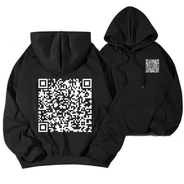 FUNNY FU QR CODE HOODIE