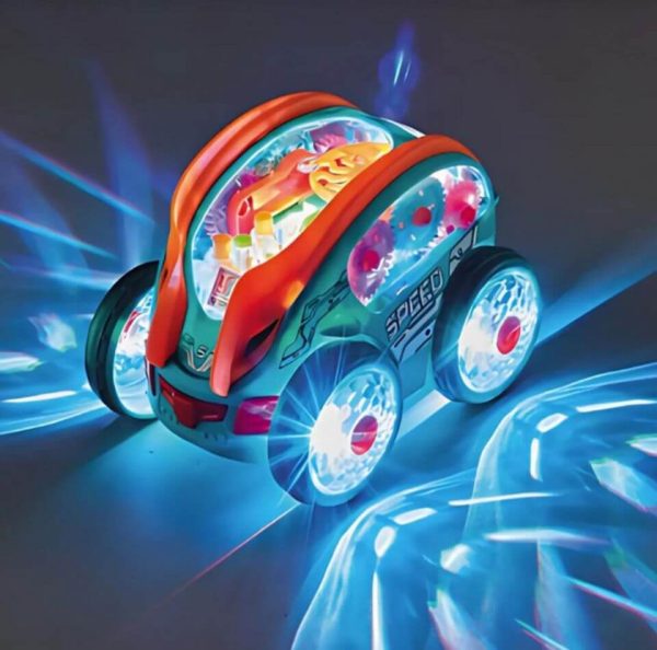 LUMINOUS BUMP AND GO TOY CAR