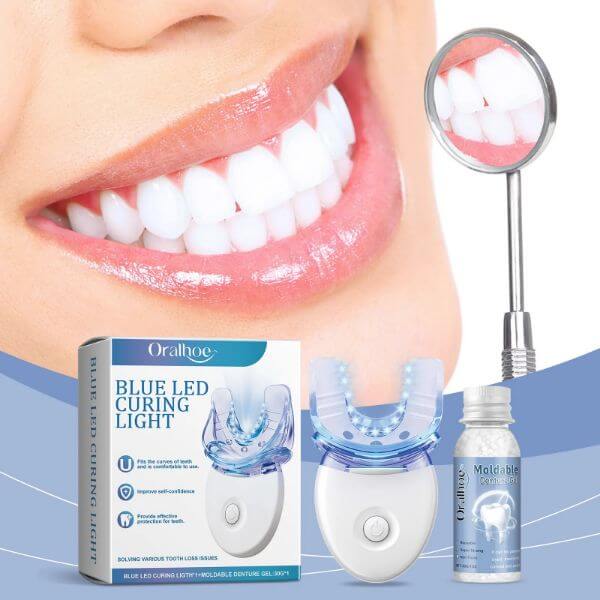 BLUE LIGHT CURING LAMP AND DENTAL KIT