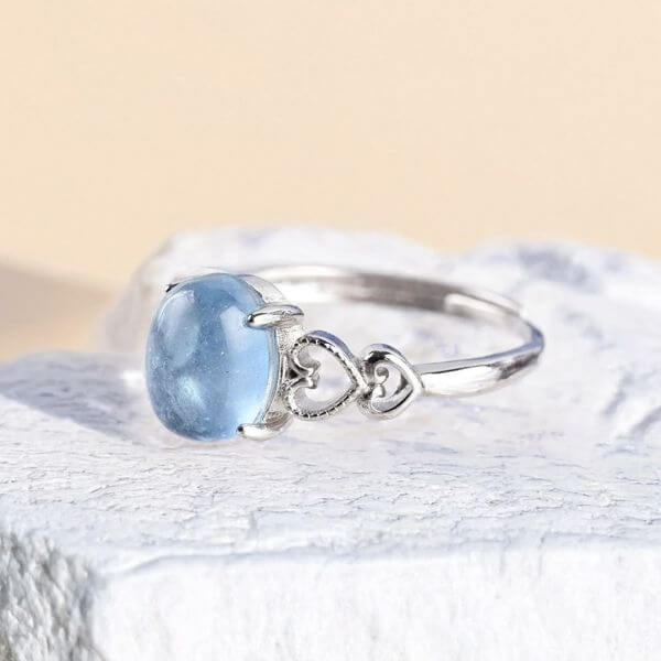 SEA CRYSTAL ADJUSTABLE RING