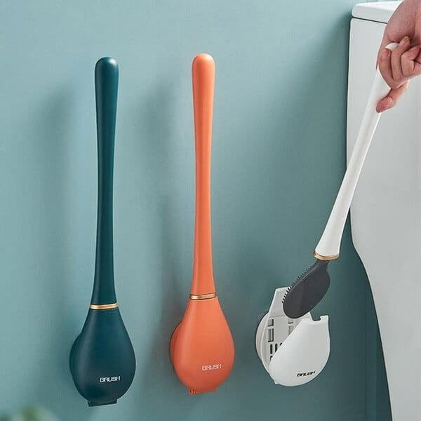 MODERN FLEXIBLE SILICONE TOILET BRUSH